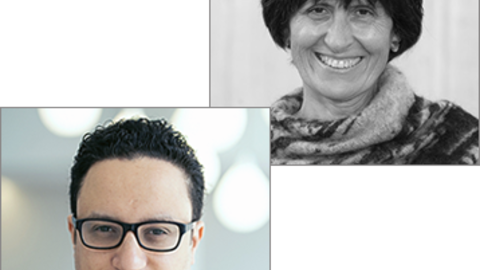 Photos of Prof. Eslam Khalaf and Dr. Sonia Paban